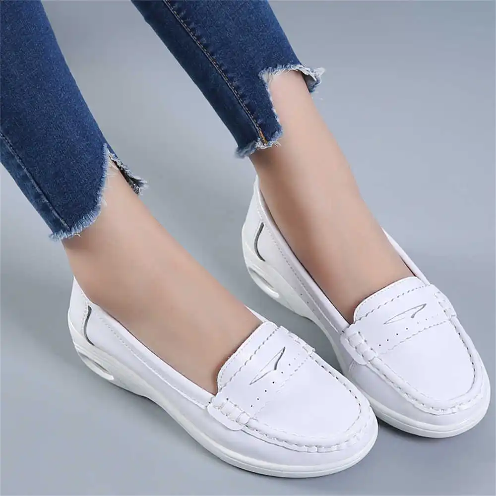 Men'S Fashion Outfit Ideas - Thick Sole Slipon White Trainers For