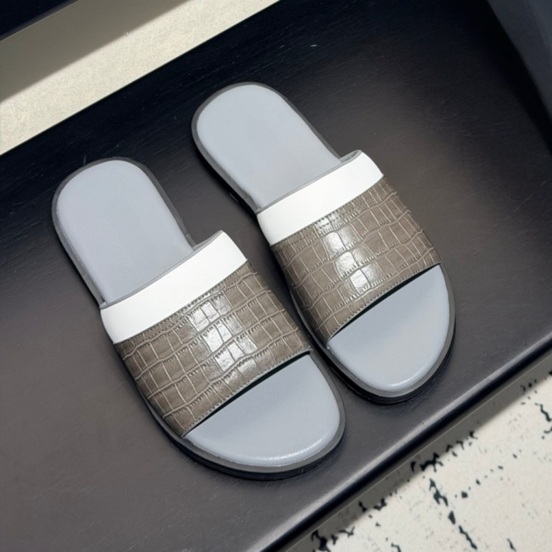 Men'S Fashion Model - Handmade Cowhide Sandals Luxury Brand Men's