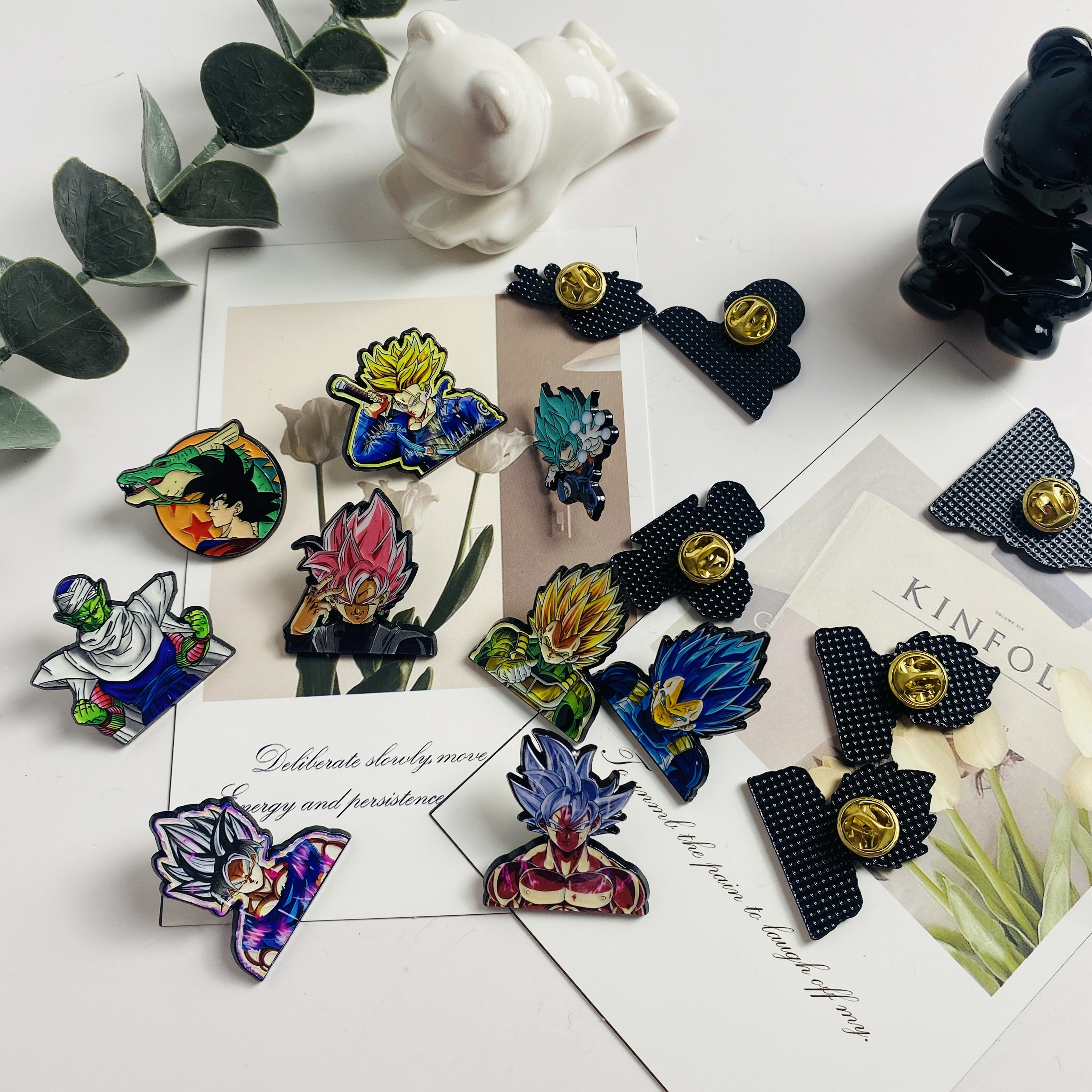 Mens Fashion Jumpers - Animal Anime Enamel Pins Cartoon Brooch