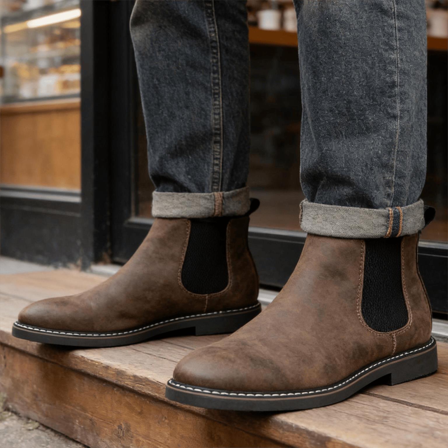 Men'S Fashion Model - Men Boots Fashion Comfortable Casual Retro