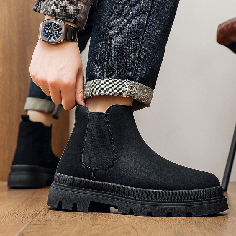 Chelsea Boots Men - 2025 High Quality Men‘s Booties Platform