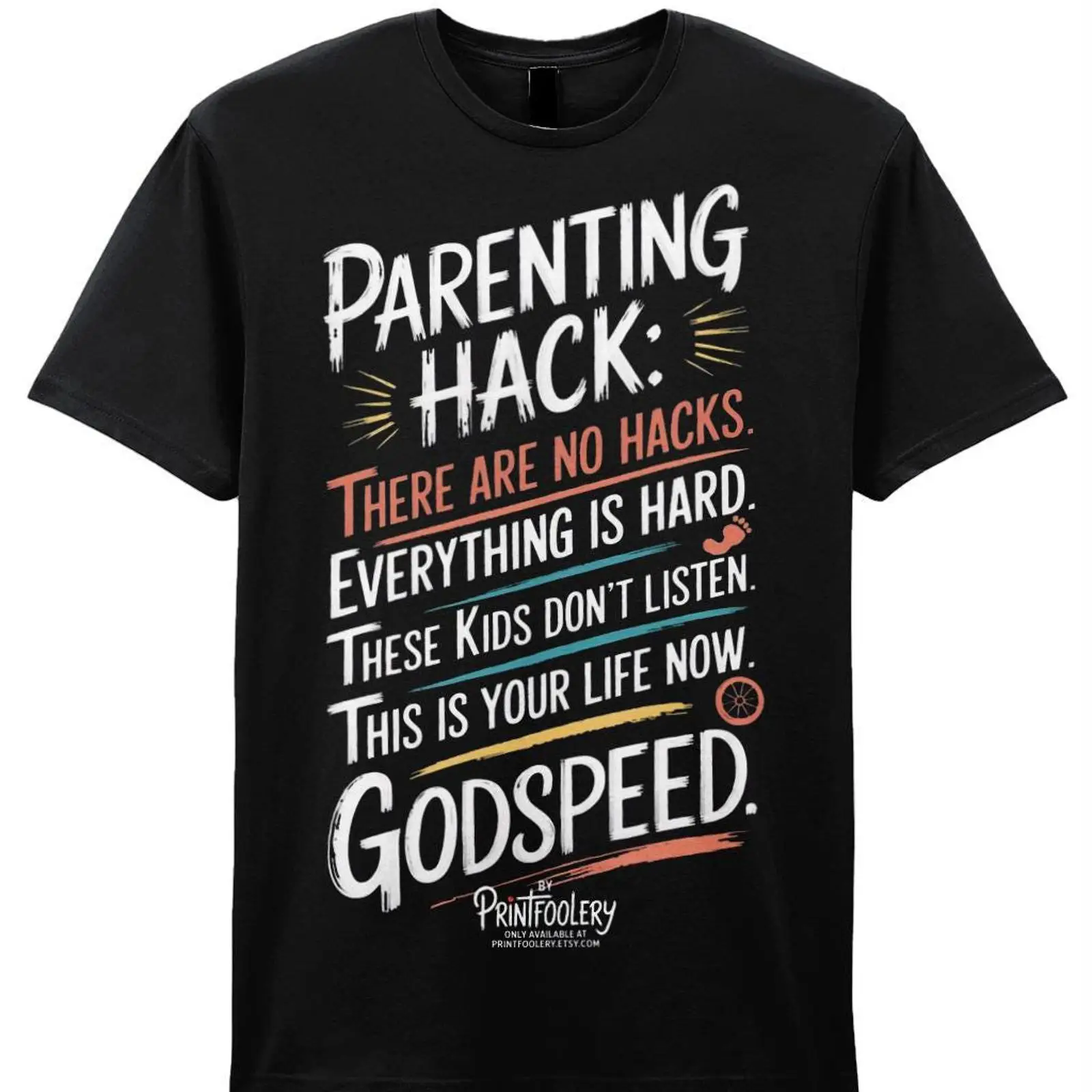 Funny Parenting Hack T Shirt R – Mens Fashion Hacks recenzja i cena