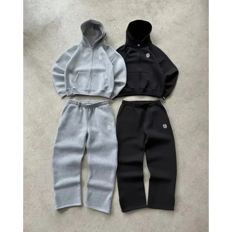 ♥ 2026 New 2025 Y2K Oversized  – Men'S Fashion Zipper Hoodie recenzja i cena