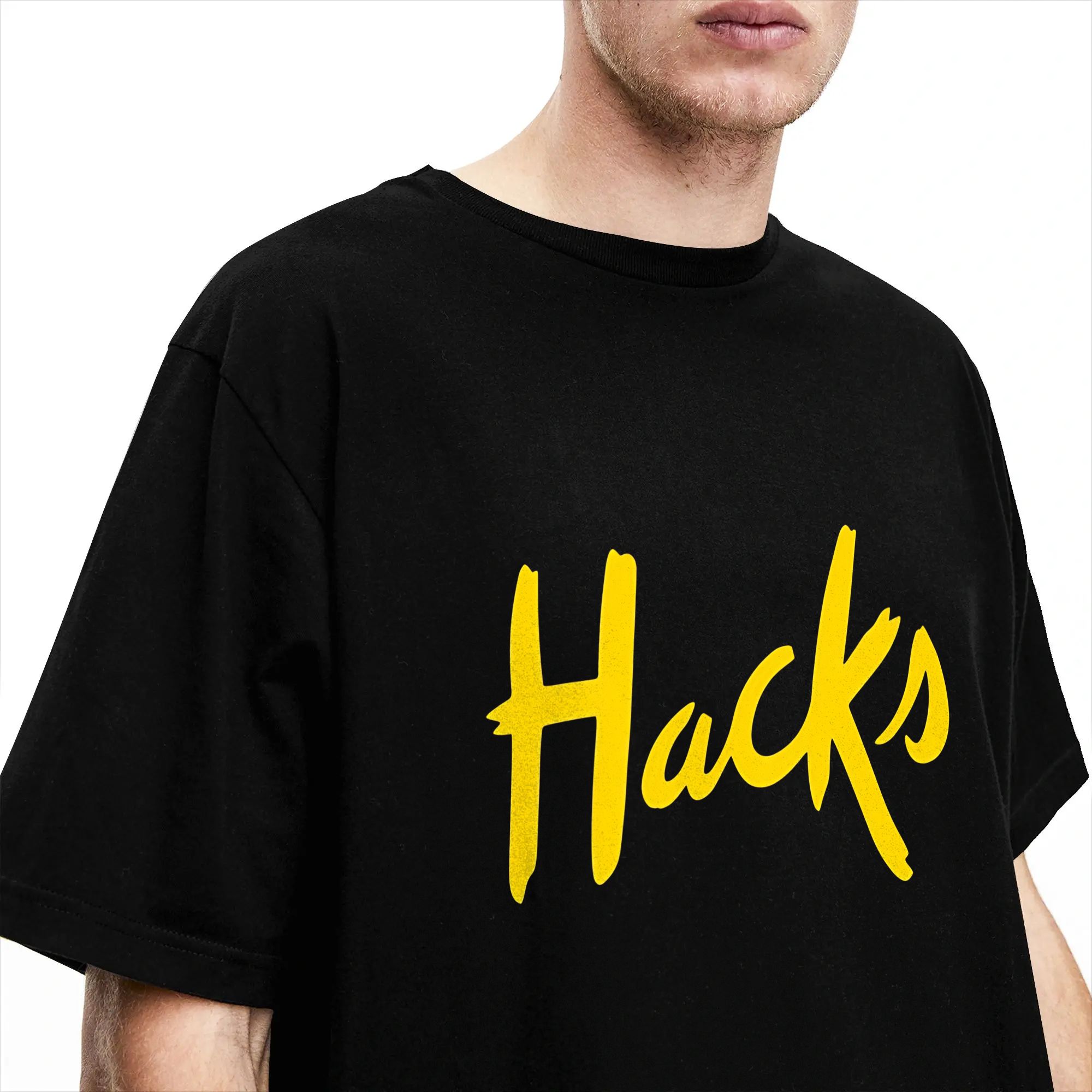 Yellow Hacks T-Shirt Summer  F – Mens Fashion Hacks recenzja i cena