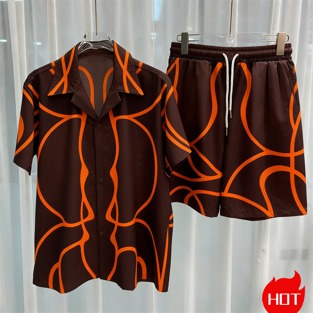 Digital printed men's set fash – Men'S Fashion Y2K recenzja i cena