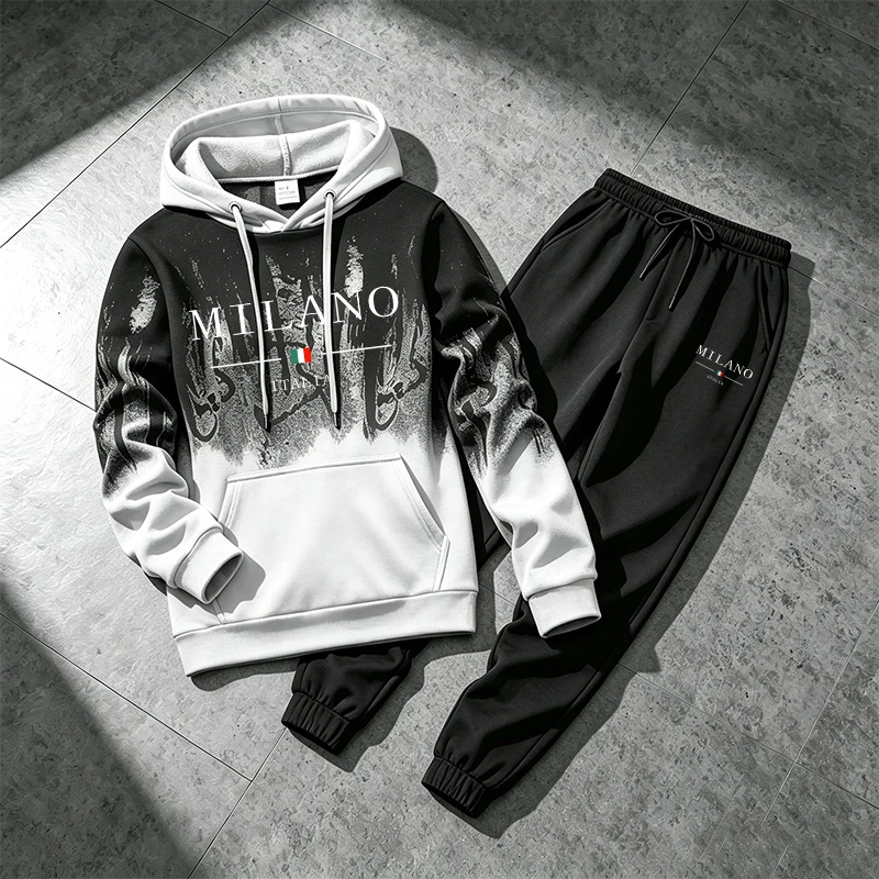 Italy Fashion Sportswear 2pcs  – Men'S Fashion Usa recenzja i cena