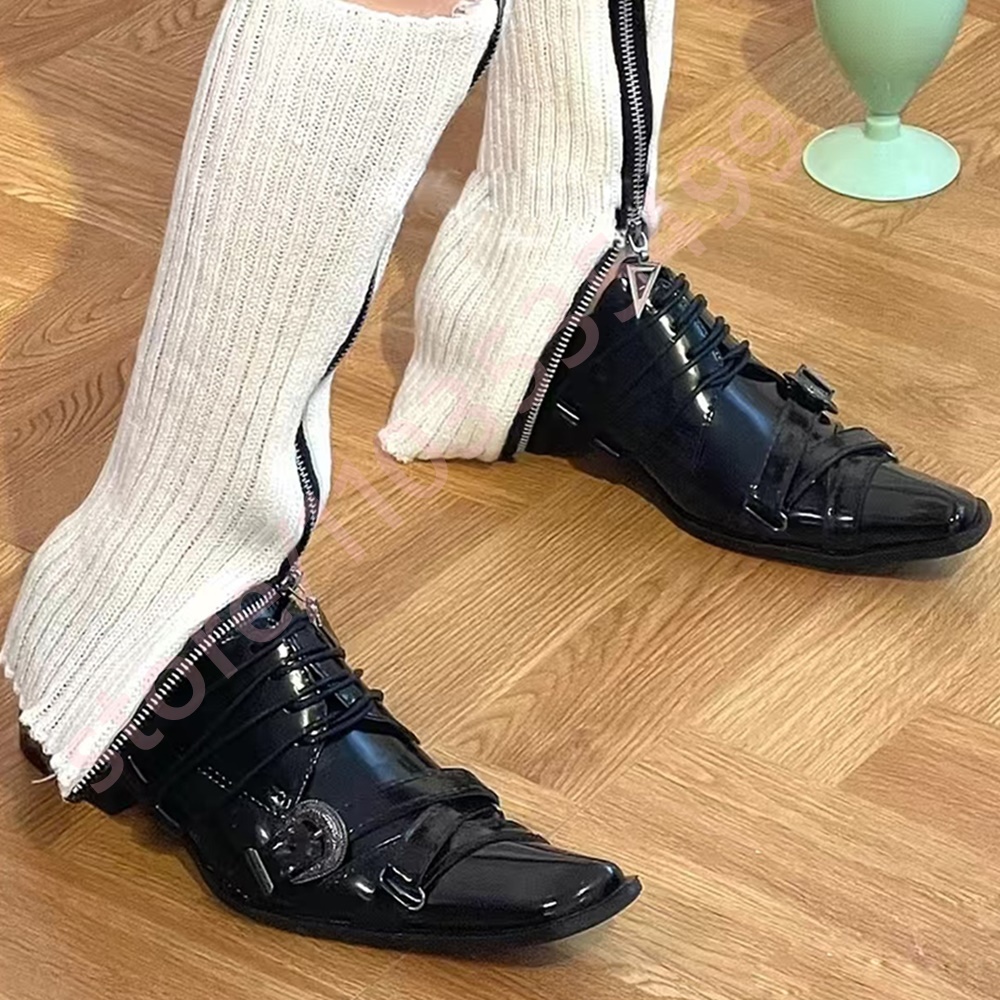 Black Pointed Toe Women's Thic – Men'S Fashion Y2K recenzja i cena