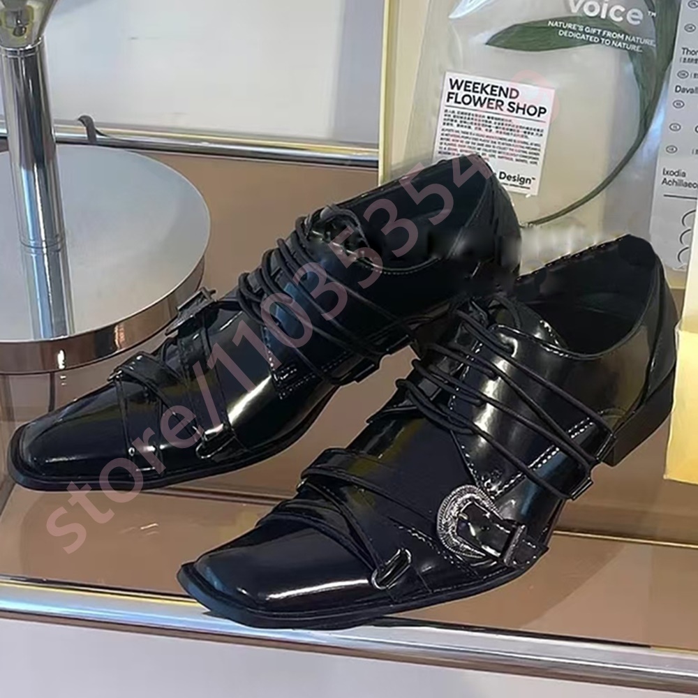Black Pointed Toe Women's Thic – Men'S Fashion Y2K recenzja i cena