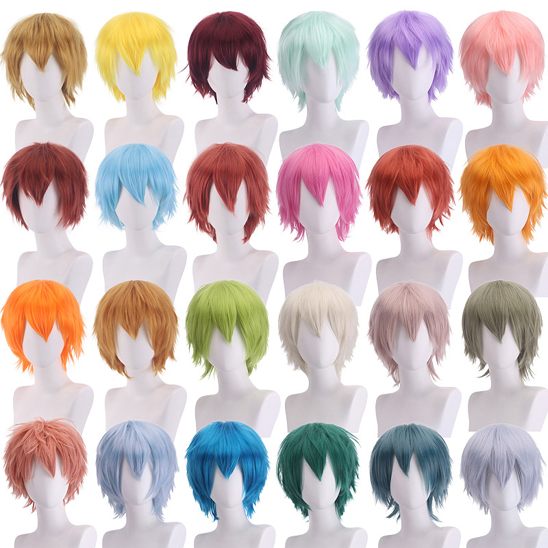Synthetic Cosplay Anime Wig Co – Men Fashion Hair Style recenzja i cena