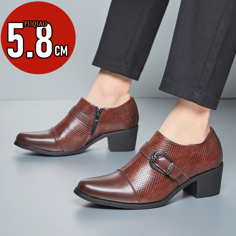 Vintage Style Men's High Heel  – Men'S Fashion For Wedding recenzja i cena