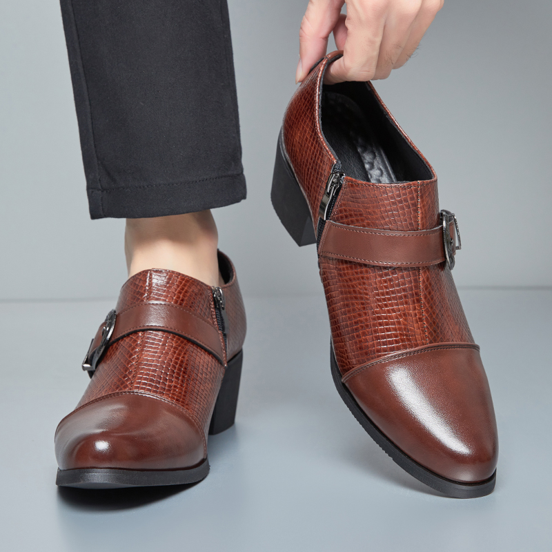 Vintage Style Men's High Heel  – Men'S Fashion For Wedding recenzja i cena