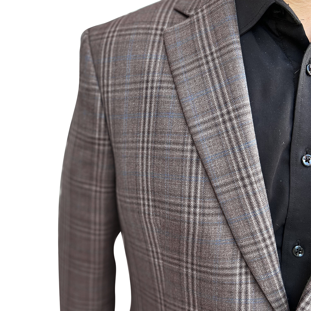 2026 Fashion Men Jacket Brown  – Mens Fashion Blazer recenzja i cena