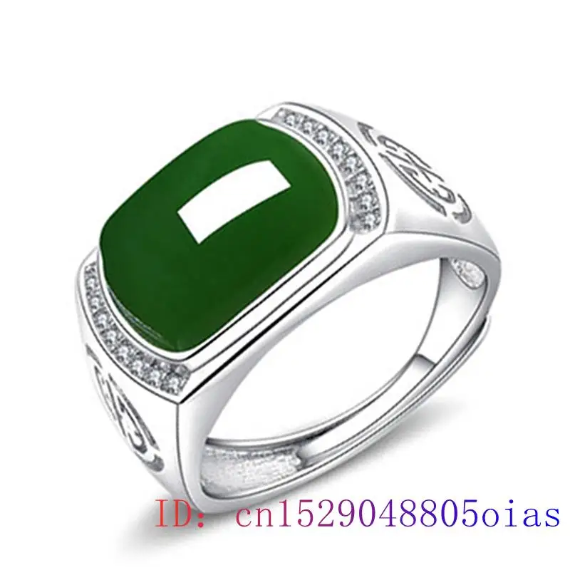 Green Jade Ring Gifts Fashion  – Men'S Fashion For Wedding recenzja i cena