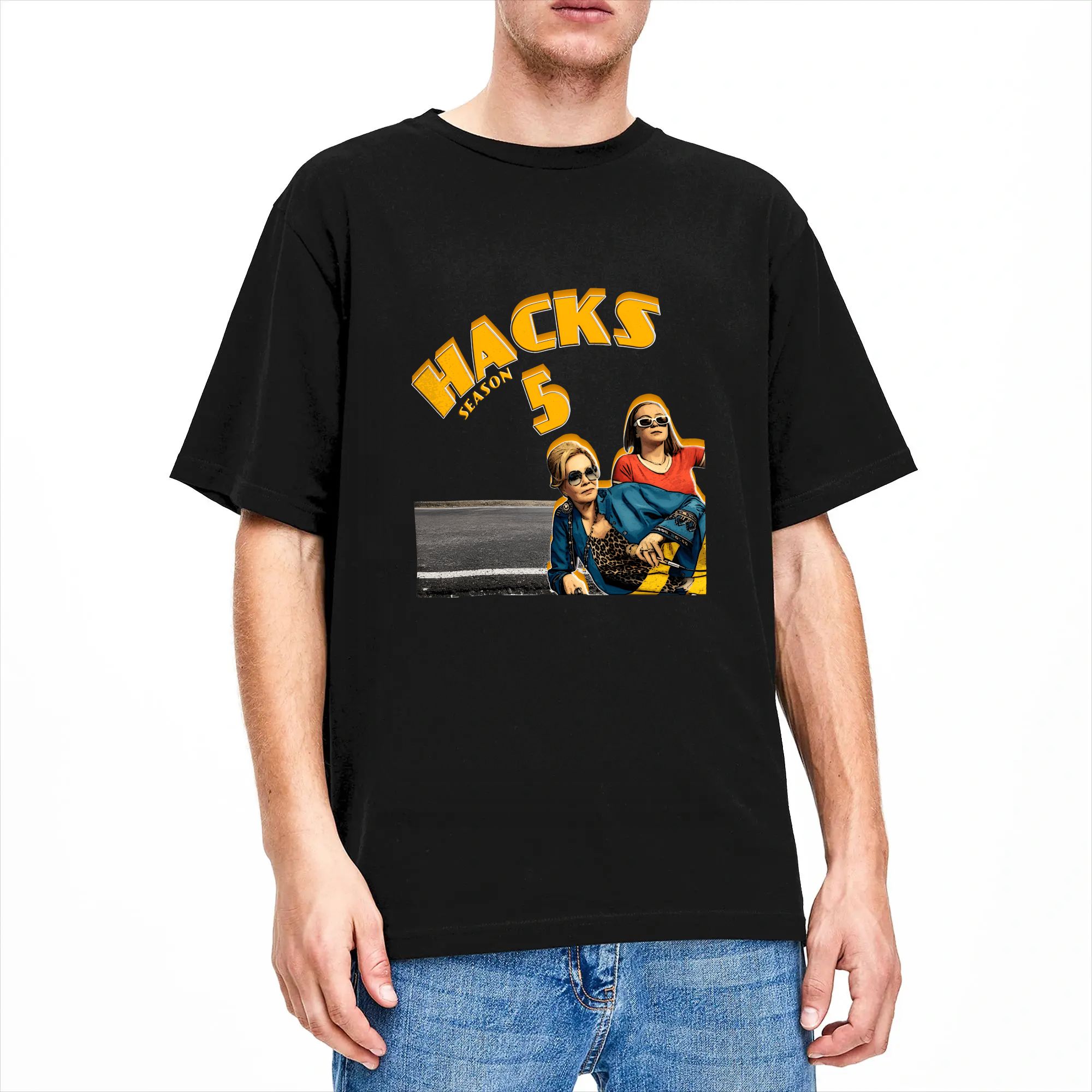 Hacks Season 5 T-Shirt Men  Vi – Mens Fashion Hacks recenzja i cena