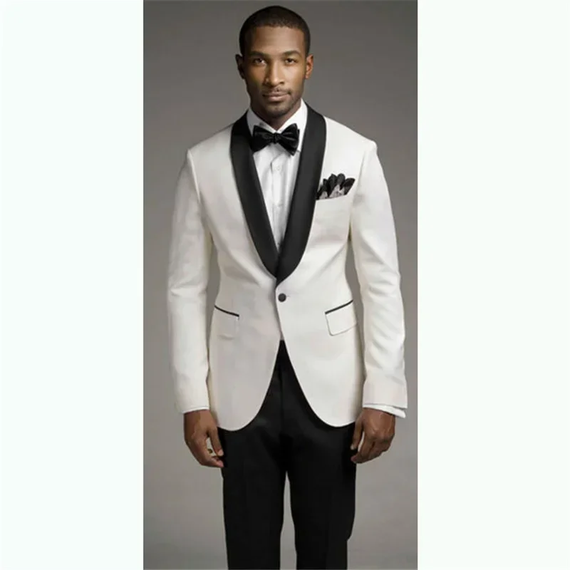 Fashion White Formal Wedding M – Mens Fashion Blazer recenzja i cena