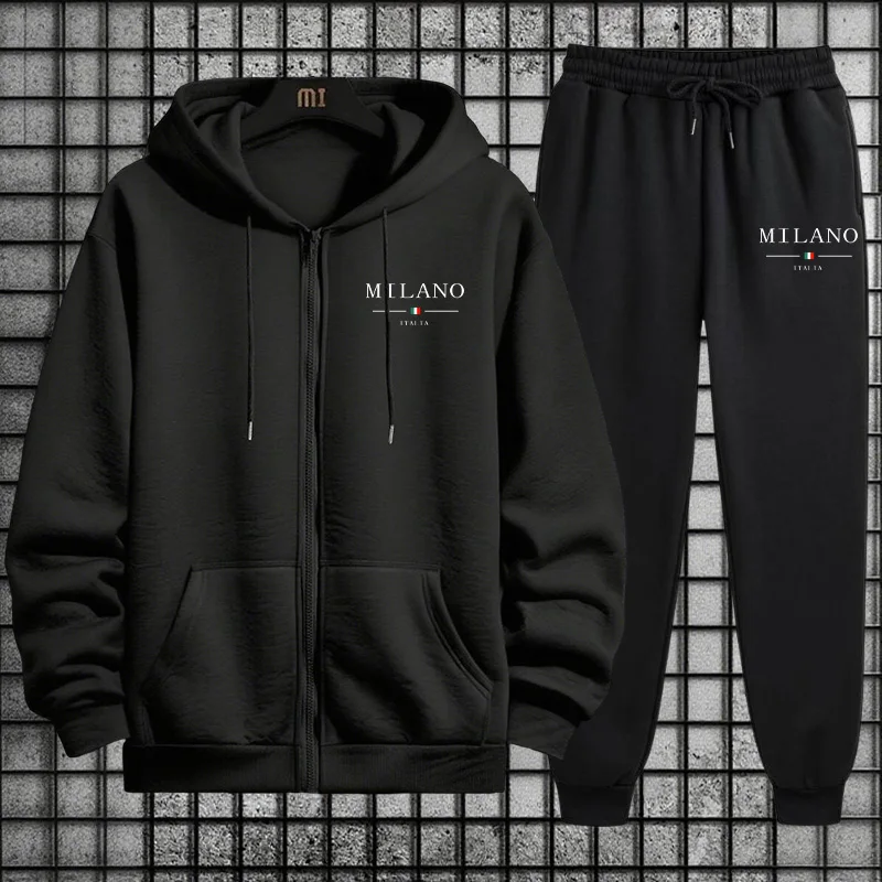 Spring 2026 Men's Tracksuit Ca – Men'S Fashion Zipper Hoodie recenzja i cena