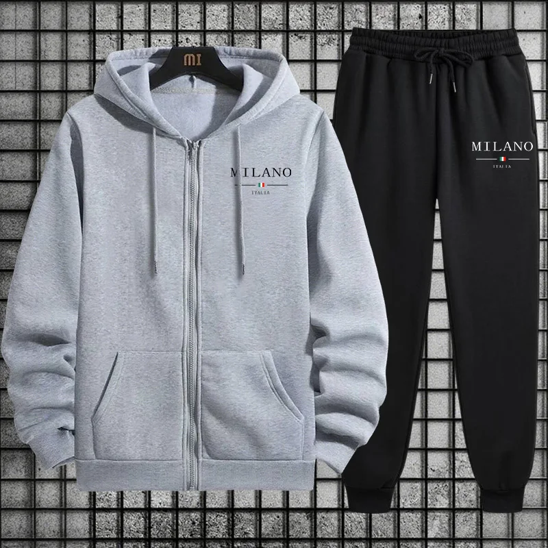 Spring 2026 Men's Tracksuit Ca – Men'S Fashion Zipper Hoodie recenzja i cena