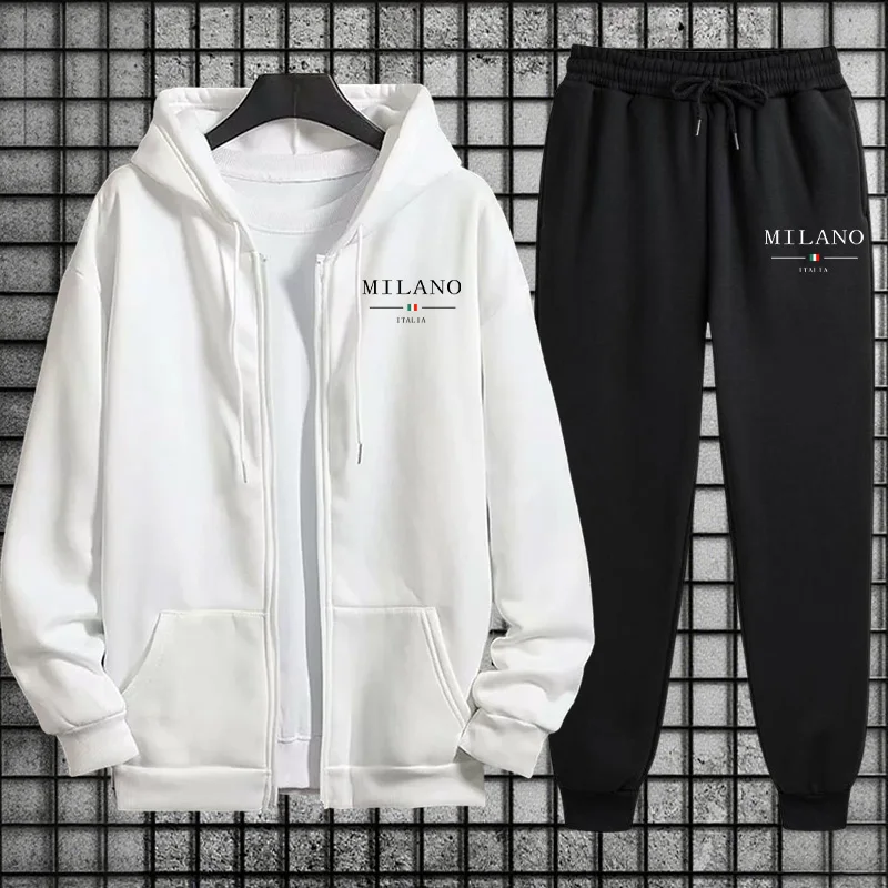 Spring 2026 Men's Tracksuit Ca – Men'S Fashion Zipper Hoodie recenzja i cena