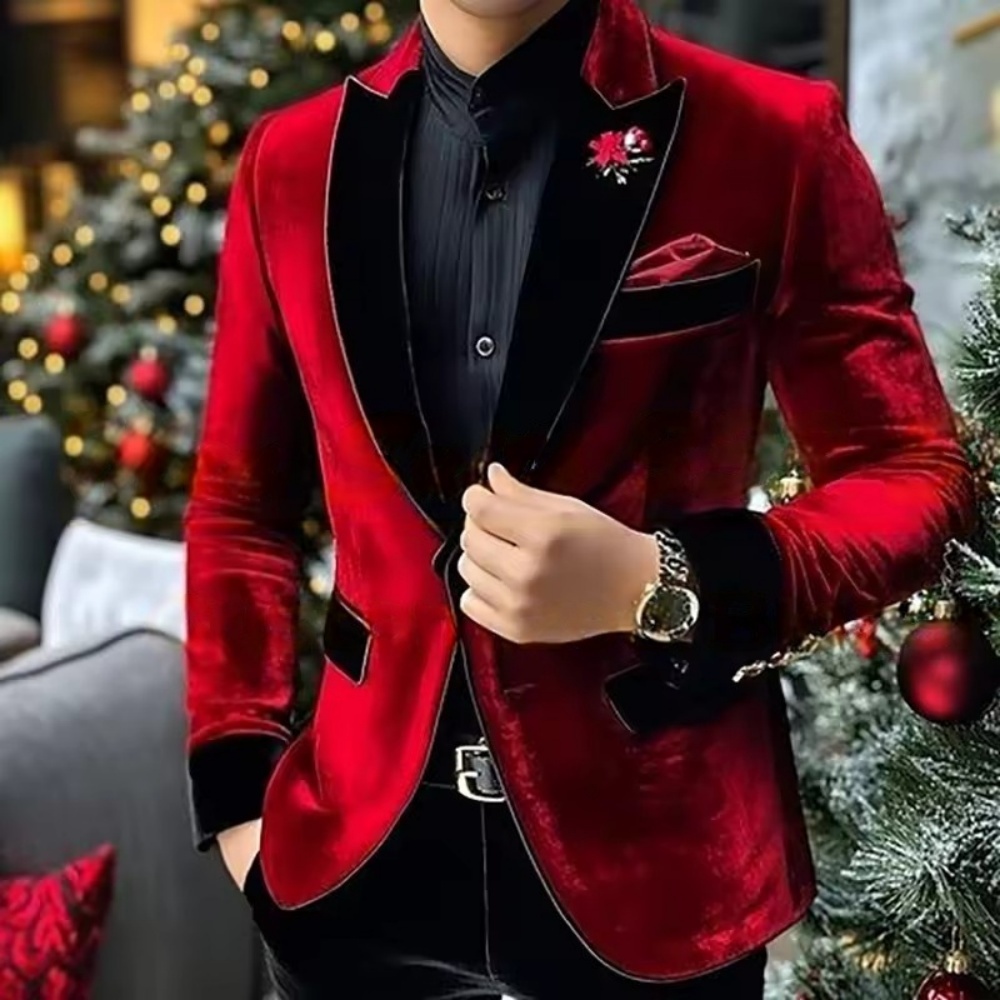 Formal Velvet Men Suits Fashio – Men'S Fashion Outfits 2026 recenzja i cena
