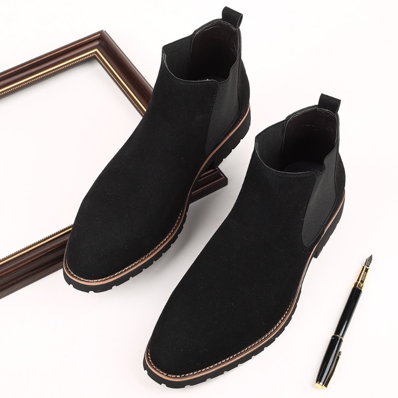 Men Ankle Boots British Style  – Chelsea Boots Men recenzja i cena