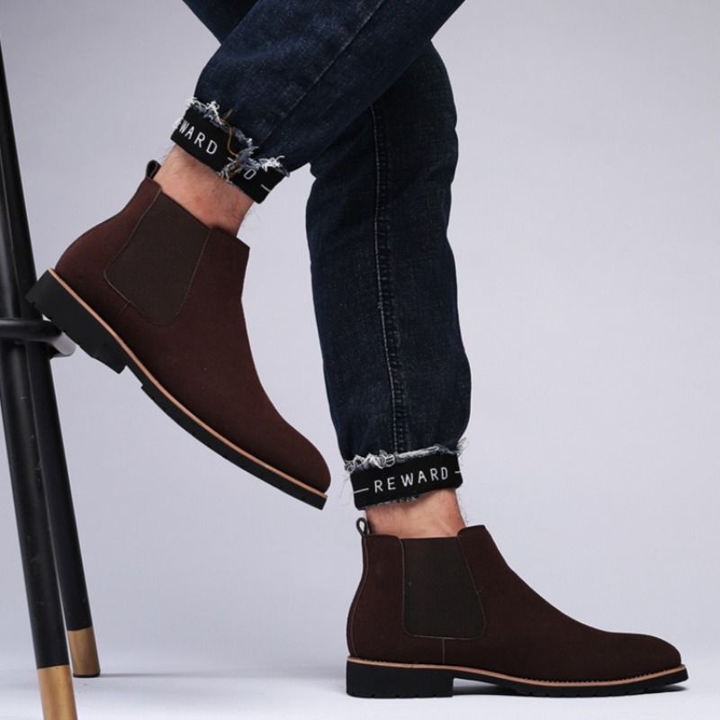Men Ankle Boots British Style  – Chelsea Boots Men recenzja i cena