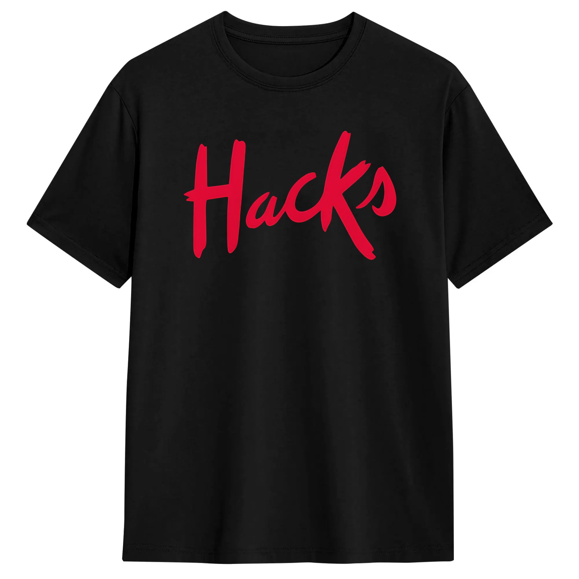 Hacks logo Cotton T Shirt For  – Mens Fashion Hacks recenzja i cena