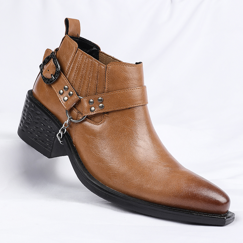 New Brown /Black Cow Leather B – Chelsea Boots Men recenzja i cena