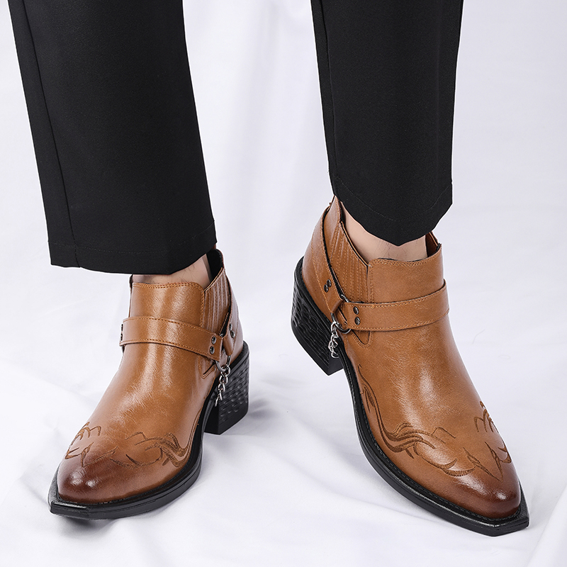 New Brown /Black Cow Leather B – Chelsea Boots Men recenzja i cena