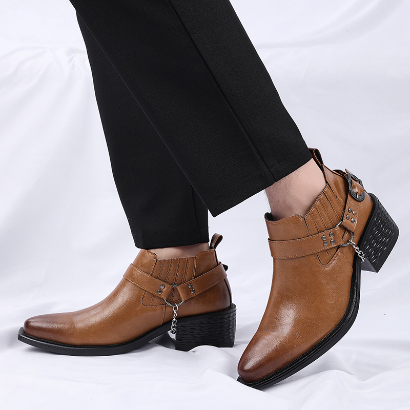 New Brown /Black Cow Leather B – Chelsea Boots Men recenzja i cena