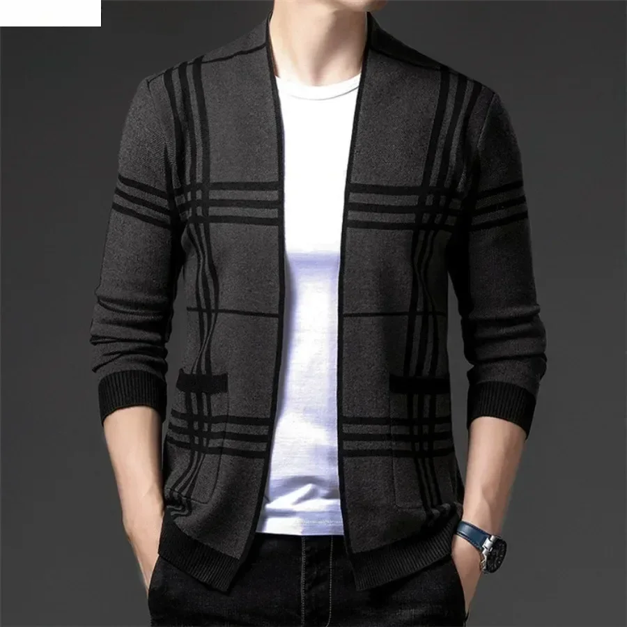 Men's Fashion Knitted Cardigan – Mens Fashion Blazer recenzja i cena