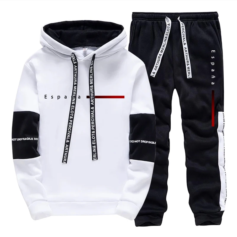 Spain Fashion Men's Set Hooded – Men'S Fashion Usa recenzja i cena