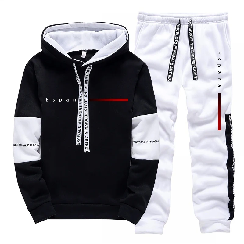 Spain Fashion Men's Set Hooded – Men'S Fashion Usa recenzja i cena