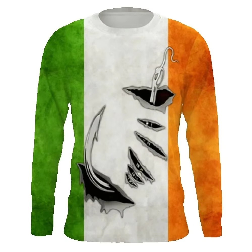 Fashionable Bass Pattern Crew  – Men'S Fashion Undershirt recenzja i cena