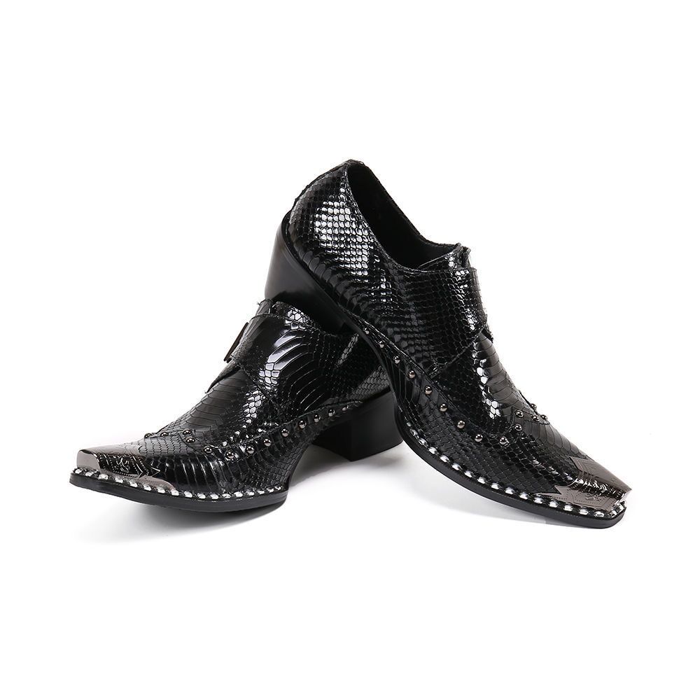 Men's Red Snakeskin Studded Bu – Men'S Fashion For Wedding recenzja i cena