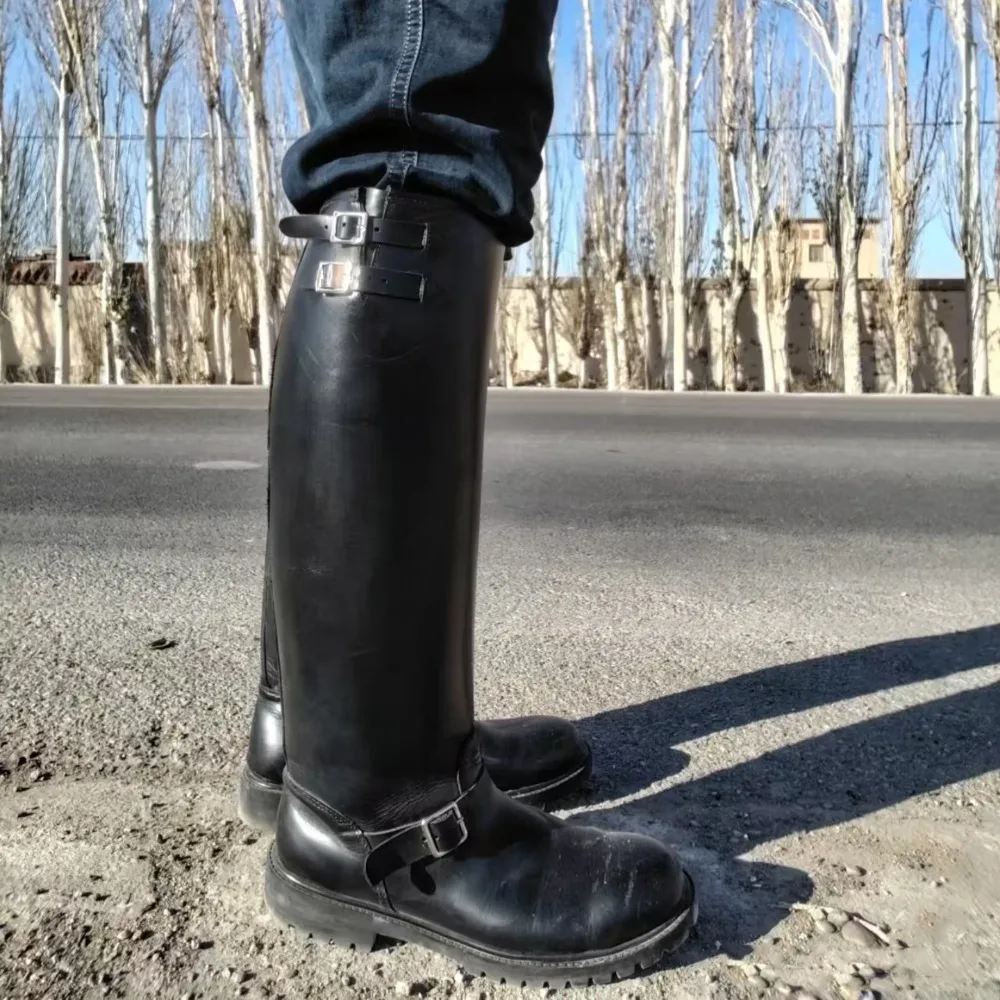 Fashion Men's Genuine Leather  – Chelsea Boots Men recenzja i cena