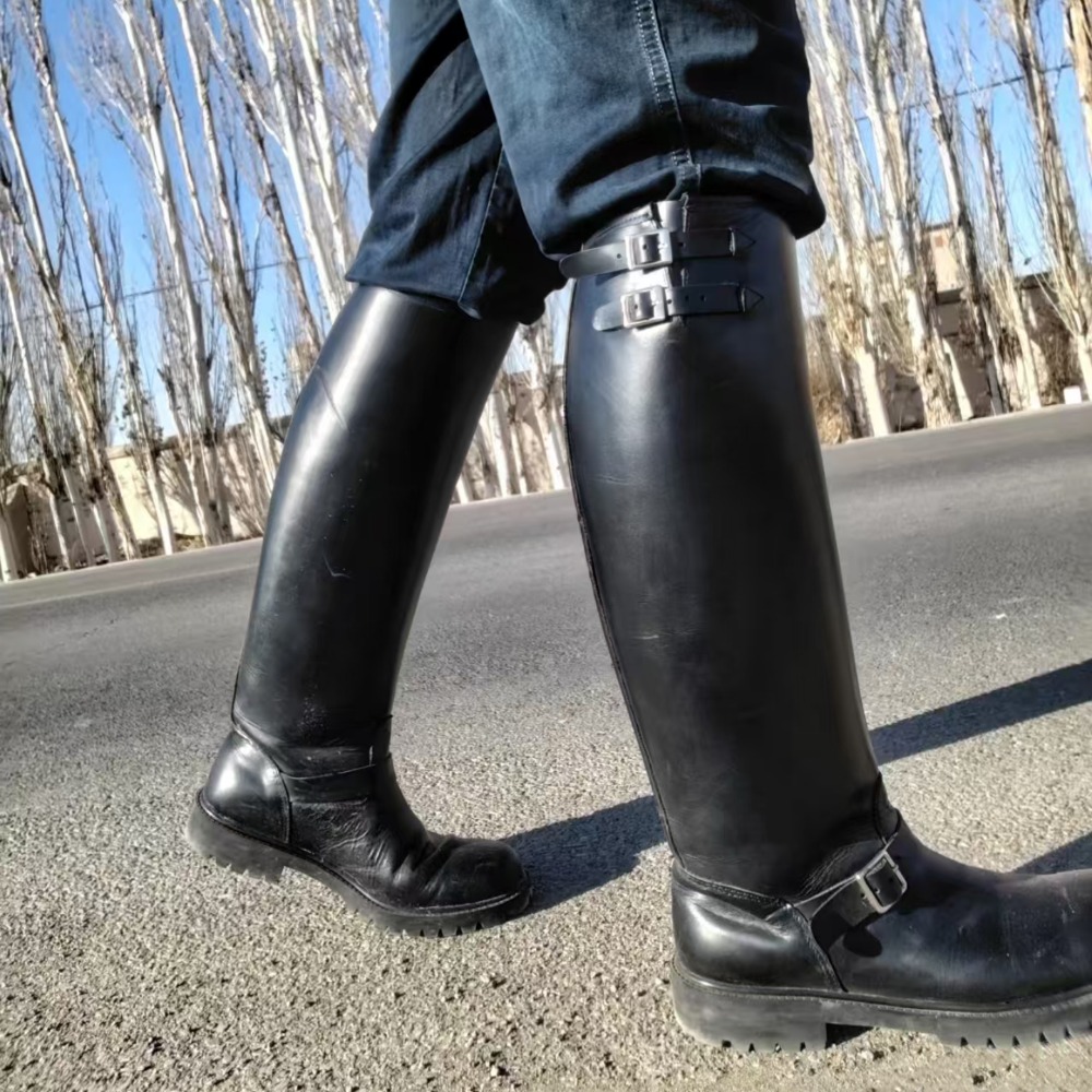 Fashion Men's Genuine Leather  – Chelsea Boots Men recenzja i cena