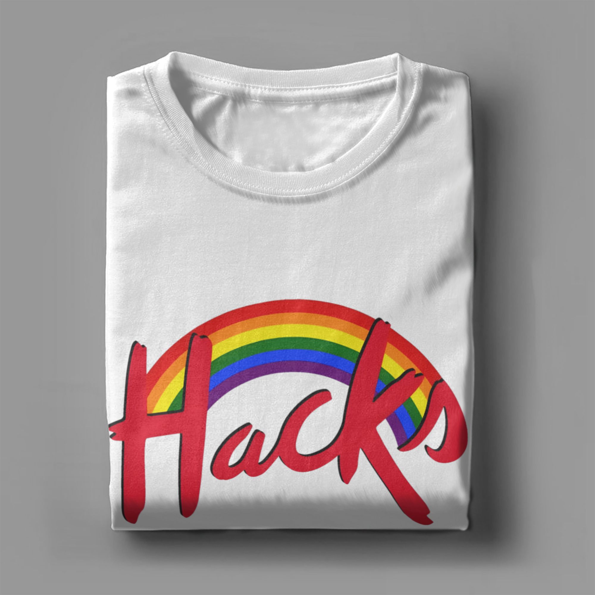 Hacks TV Show Men's T Shirt  F – Mens Fashion Hacks recenzja i cena