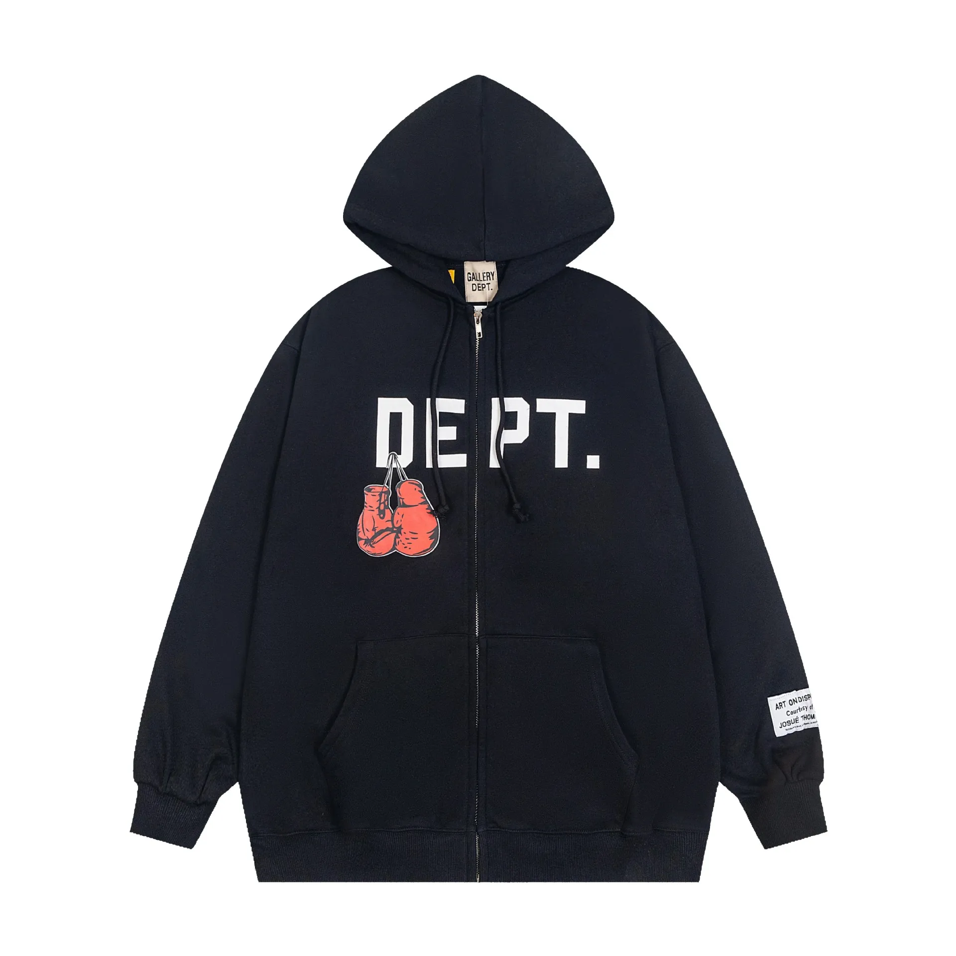 Dept Print Fashion Brand Lette – Men'S Fashion Zipper Hoodie recenzja i cena