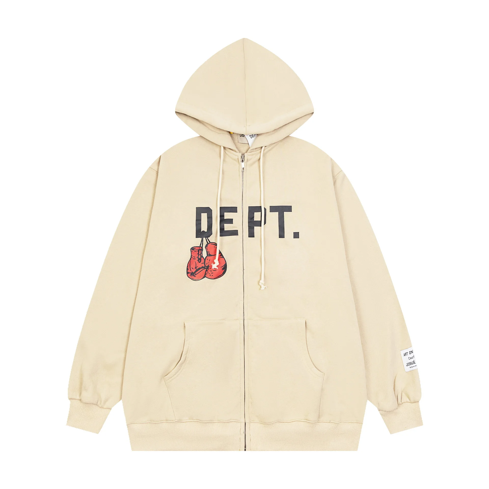Dept Print Fashion Brand Lette – Men'S Fashion Zipper Hoodie recenzja i cena