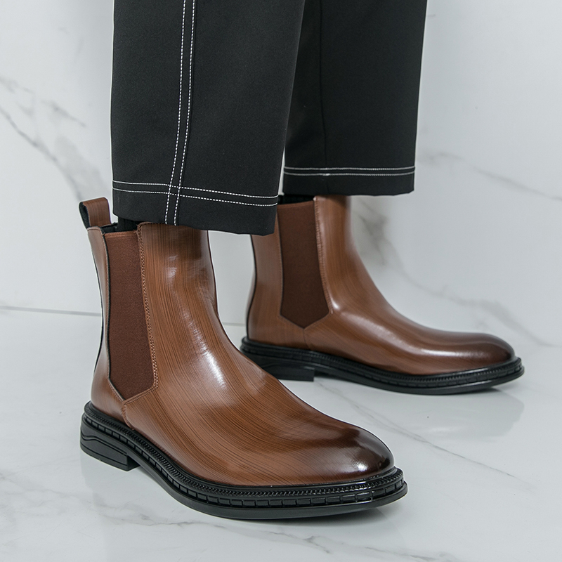 British Style Chelsea Men's Bo – Chelsea Boots Men recenzja i cena