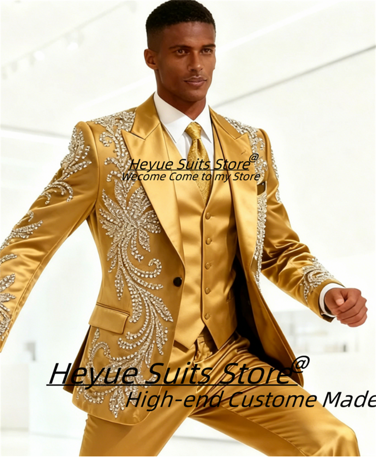 High End Customized Men Suit L – Mens Fashion Blazer recenzja i cena