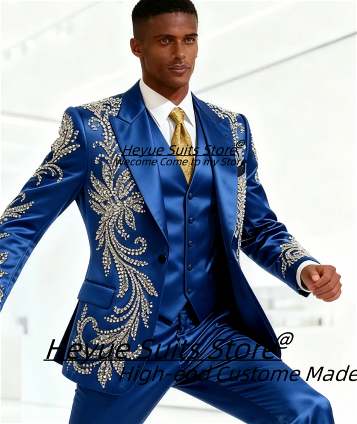 High End Customized Men Suit L – Mens Fashion Blazer recenzja i cena