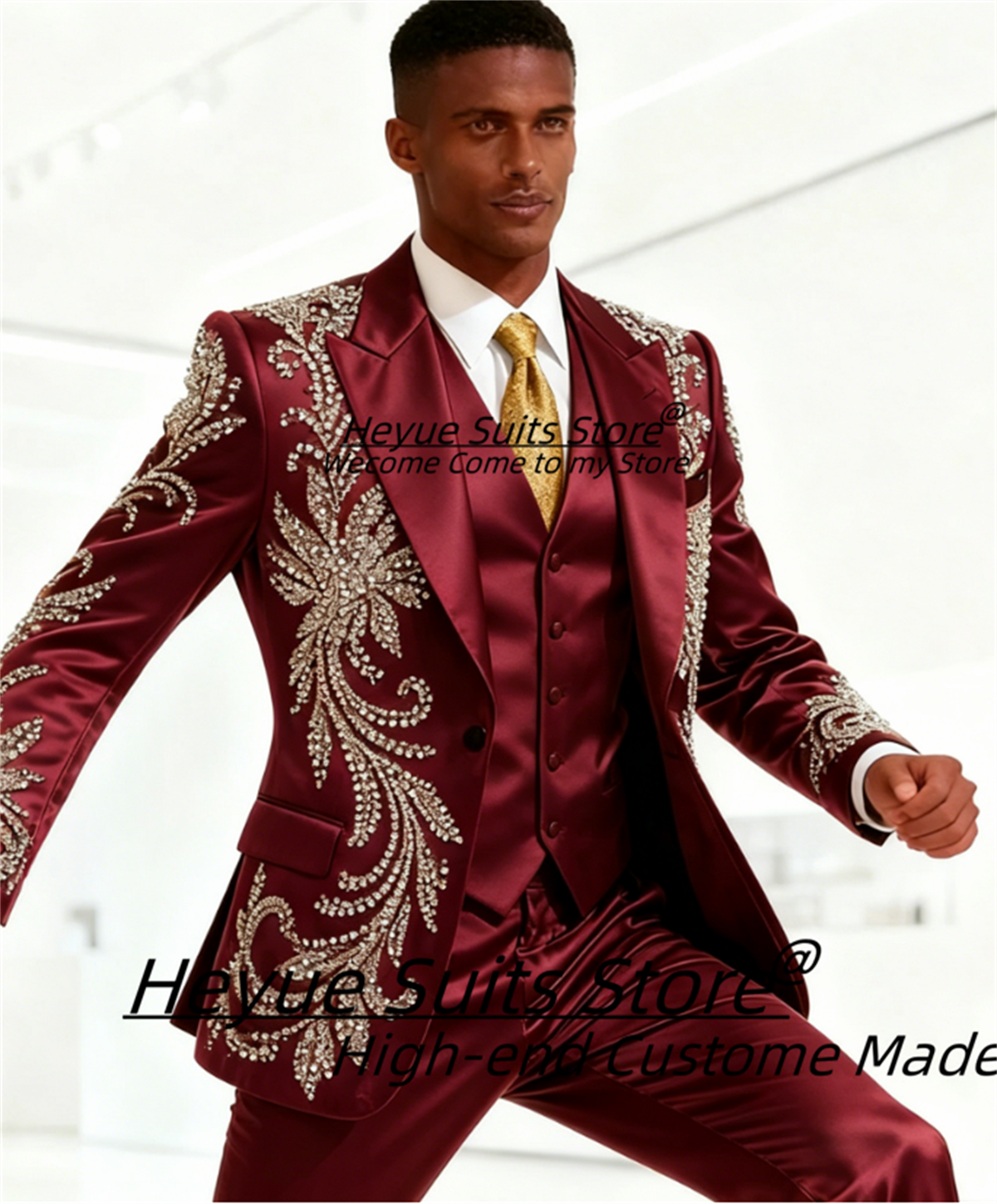 High End Customized Men Suit L – Mens Fashion Blazer recenzja i cena