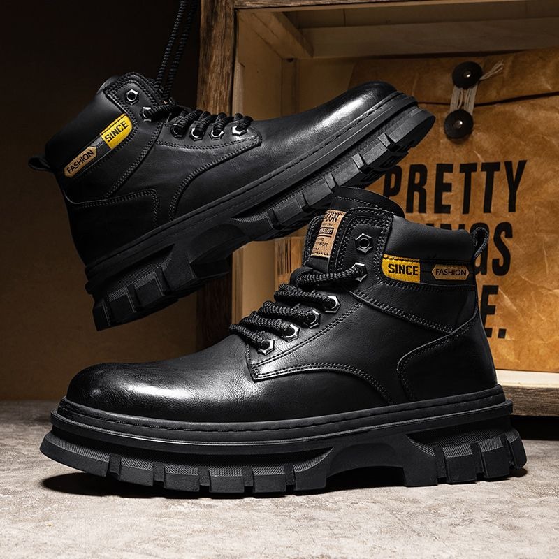 Vintage Men Platform Ankle Boo – Chelsea Boots Men recenzja i cena