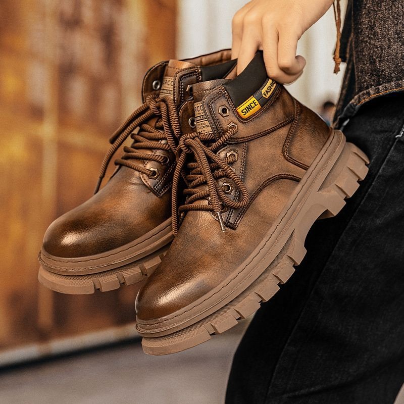 Vintage Men Platform Ankle Boo – Chelsea Boots Men recenzja i cena