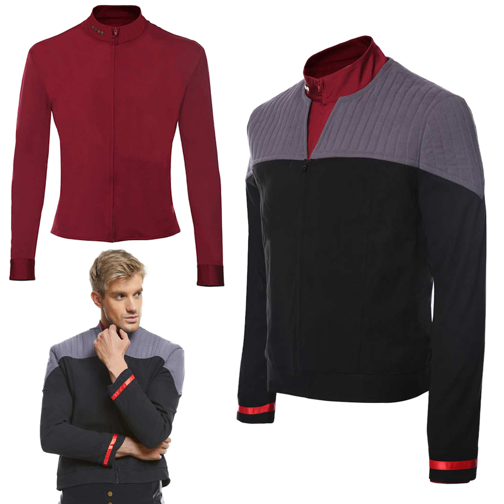 Luc Cosplay Picard Fantasy Top – Mens Fashion Jumpers recenzja i cena