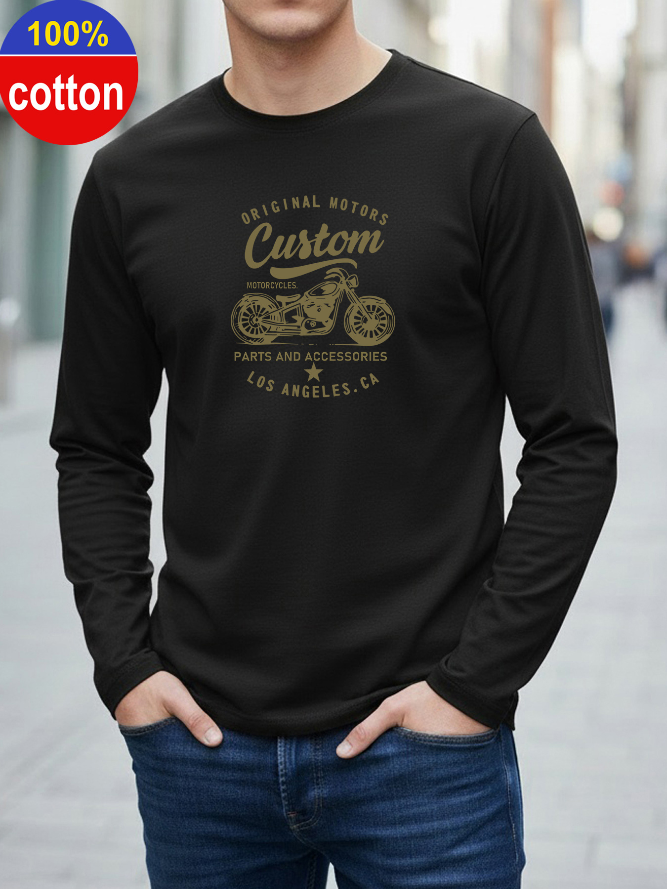 100% pure cotton men's long sl – Men'S Fashion Undershirt recenzja i cena