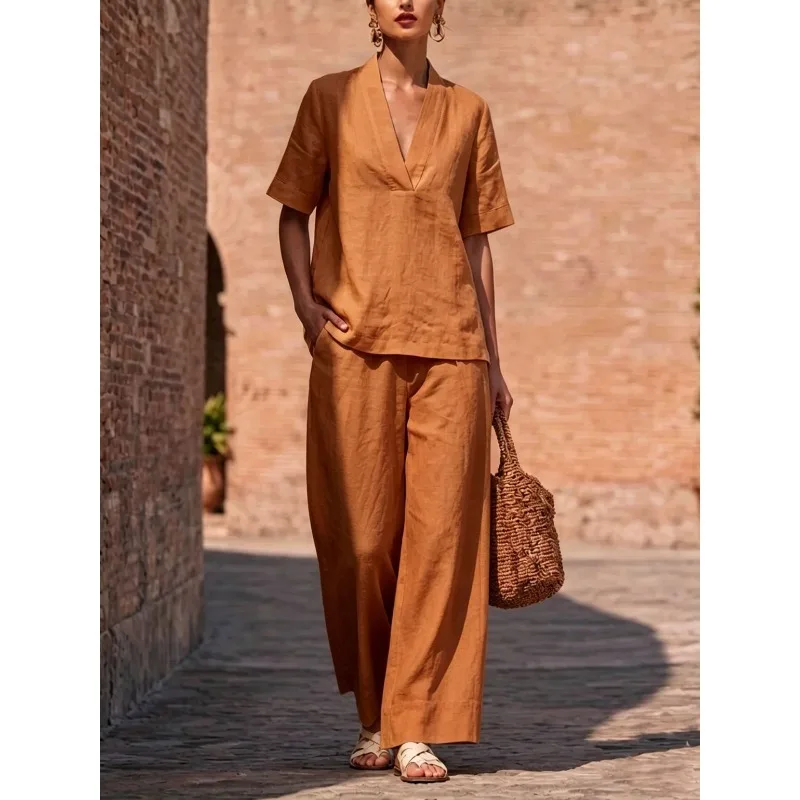 2026 V Neck Solid color Short  – Men'S Fashion Outfits 2026 recenzja i cena