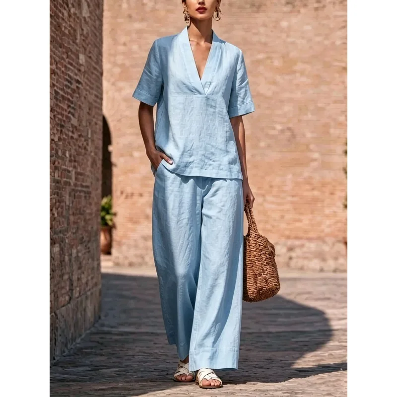2026 V Neck Solid color Short  – Men'S Fashion Outfits 2026 recenzja i cena