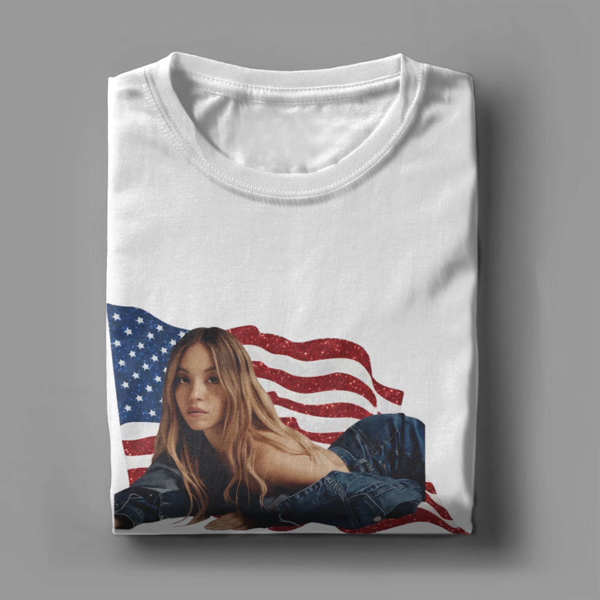 Sydney Sweeney Cotton T Shirt  – Men'S Fashion Sydney recenzja i cena